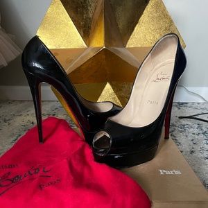 Authentic Christian Louboutin size 38 or 8 in US